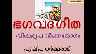 വിശ്വരൂപ ദർശന യോഗം,ഭഗവത് ഗീത,പുഷ്പ ധർമ്മരാജ് Viswa roopa darsana yoga Pushpa Dharmaraj