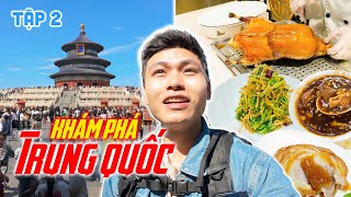 Du lịch TRUNG QUỐC #2| Ăn sập Bắc Kinh, tới THIÊN ĐÀN ngắm hoa đào nở. khám phá phố Tiền Môn