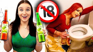 Schwester ist FAKE BETRUNKEN an Silvester 🍷😂 (Prank) - Celina