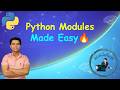 Python Modules & Imports Explained for Beginners | Create, Import, Built-in Modules, Subfolders