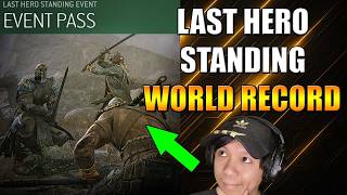 WORLD RECORD STREAK - The BEST Gamemode is Back - Last Man Standing | For Honor