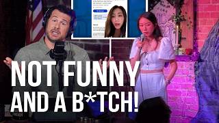 This Female "Comedian" Got Owned by a Heckler and Had the Most UNHINGED Crash Out