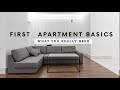 FIRST APARTMENT BASICS | What you really need (Part 1)