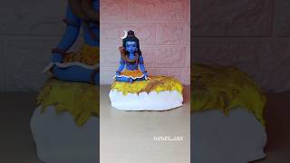 Shiv ji idol Making 🙏 Diy Clay Special Shiv idol Making 💖 #shorts #shiv #shivratri #clay #mahadev