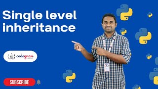 Single Inheritance in Python | Python Tutorials - 2022 | Codegnan