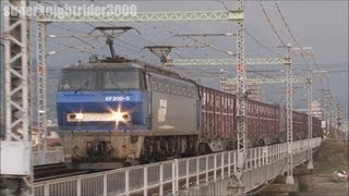 JR貨物 EF200-5号機 貨物列車7059レ 大竹～和木 2012.3