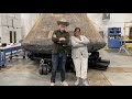 Adam Savage Checks Out the Apollo 11 Command Module!