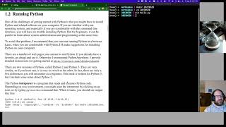 Think Python, Video 1