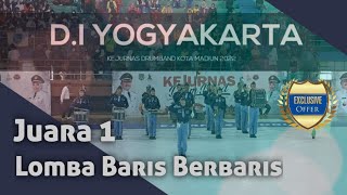 JUARA 1 LBB KONTINGEN DIY YOGYAKARTA KEJURNAS DRUMBAND MADIUN 2022