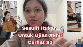 UJIAN KELAYAKAN// 1 LANGKAH SUDAH TERSELESAIKAN// AMAZING BISA UJIAN KELAYAKAN DISERTASI