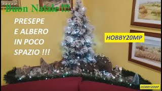 Idea Presepe e Albero di Natale in spazio ridotto - Buon Natale !!!