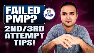 PMP Exam failed? How to prepare for 2/3rd PMP Exam Retake Attempt? | PMPwithRay