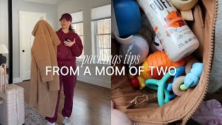 PACK WITH ME VLOG + PACKING  TIPS FOR TRAVELING WITH KIDS: packing process \u0026 travel essentials