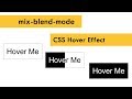 CSS Mix Blend Mode | CSS Hover Effect | CSS Advanced Tutorials csPoint
