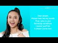 dear dream lyodra ginting lyric