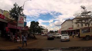 GoPro Driving Tour of Moshi, Tanzania (Africa)