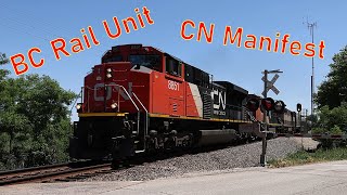 BC Rail Power - CN Wheatland Crossing