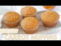 CARROT MUFFINS | Italian Recipe (Vegan-friendly)