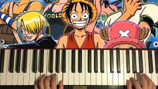 One Piece OP 5 - Kokoro no Chizu (Piano Tutorial Lesson)