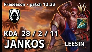 【EUWサーバー/GM】TH Jankos リーシン(Leesin) VS エコー(Ekko) JG - Patch12.23 EUW Ranked【LoL】