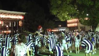 大阪　生國魂神社　いくたま夏祭　2015　本宮　枕太鼓