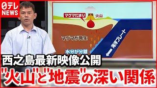 【解説】西之島の火口に赤色の池が  地震と火山の“深い関係”『週刊地震ニュース』