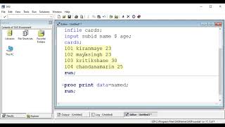 SAS Named Input Method