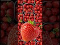 Strawberry fruits #shorts #satisfying #strawberry