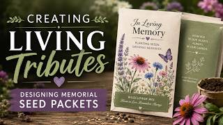 Creating Living Tributes Designing Memorial Seed Packets