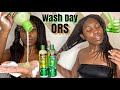 OG BOMB Wash Day Ft. ORS | Relaxed Hair