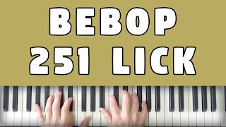 Check This Bebop 251 Lick!