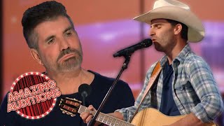 He Sings For His Dad In EMOTIONAL Country Music Audition on America's Got Talent 2023!
