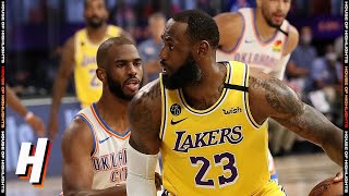 OKC Thunder vs Los Angeles Lakers - Full Game Highlights | August 5, 2020 | 2019-20 NBA Season