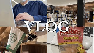 [Vlog]残り一つの課題と格闘/一人暮らし男子大学生の日常/ラッポッキ/TOEIC問題集/青学本屋