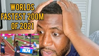 Noah Lyles Post Worlds Fastest 200m in 2021 Final | U.S Track & Field Olympic Team 2021 | Reaction