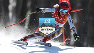 Snowboarder Wins Ski Race Gold // The Snow Report Olympics (Feb 19)