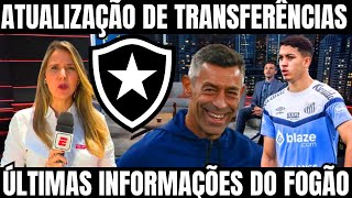 SAIU AGORA! BOTAFOGO NO MERCADO DE TRANSFERÊNCIAS EM BUSCA DE REFORÇOS! NOTICIAS DO BOTAFOGO HOJE