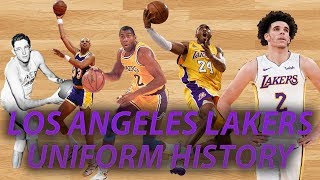 NBA Uniform History | Los Angeles Lakers \u0026 Minneapolis Lakers