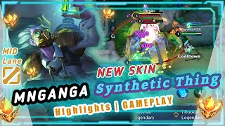 AOV MGANGA MID LANE With New SKIN | Mnganga Synthetic Thing - ARENA OF VALOR