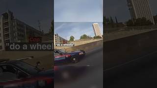 Cop Asks Biker For A Wheelie
