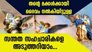 തന്റെ മക്കൾക്കായി ദൈവം നൽകിയിട്ടുള്ള സന്തത സഹചാരികളെ അടുത്തറിയാം... DAILY SAINT |ARCHANGELS