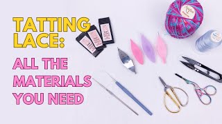 Beginners Shuttle Tatting | The only materials you need for Tatting Lace  ENG SUB  1080p