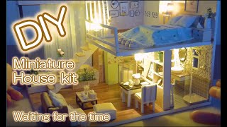 【DIY】How to Miniature Dollhouse Kit | Waiting for the time | #5