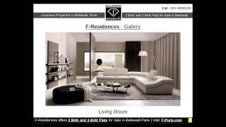 2 BHK and 3 BHK Apartments in Balewadi Pune by F-Residences