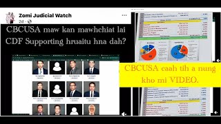 CBCUSA maw kan mawhchiat lai CDF Supporting hruaitu hna dah? CBCUSA caah tih a nung kho mi video!