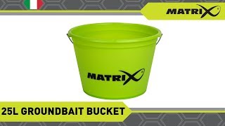 *** Coarse \u0026 Match Fishing TV Italia *** Matrix 25ltr Groundbait Bucket