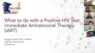 Midwest Tribal ECHO: What to do with a Positive HIV Test: Immediate Antiretroviral Therapy (iART)