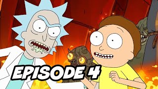 Rick and Morty Season 4 Episode 4 - TOP 10 WTF and Easter Eggs