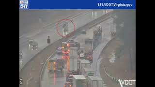 Three Separate Crashes At Infamous Spot Of I-95 In Spotsylvania County, Virginia