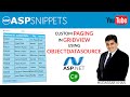 Implement Custom Paging in GridView using ObjectDataSource in ASP.Net using C#